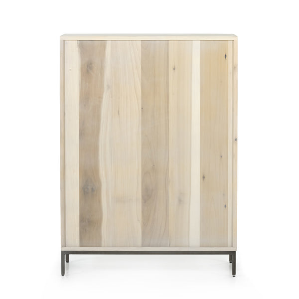 Trey 5 Drawer Dresser In Dove Poplar