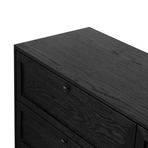 Millie 9 Drawer Dresser In Drifted Matte Bl