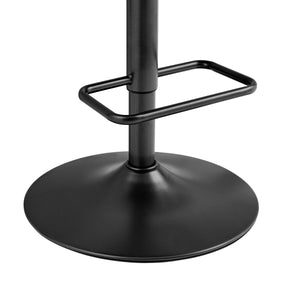 Watson KD PU Gaslift Swivel Bar Stool, Umber Brown