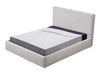 ELLA Storage QUEEN Bed in greige tweed