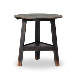 Kickapoo River Cricket Table in Distressed Black