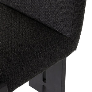Roxy Dining Chair In Gibson Black