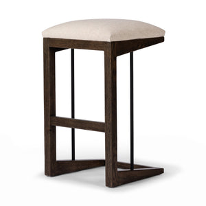 Finn Bar + Counter Stool In Sienna Brown Oak