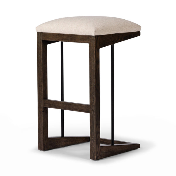 Finn Bar + Counter Stool In Sienna Brown Oak