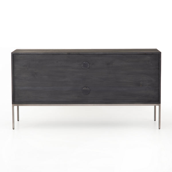 Trey Modular Filing Credenza in Black Wash