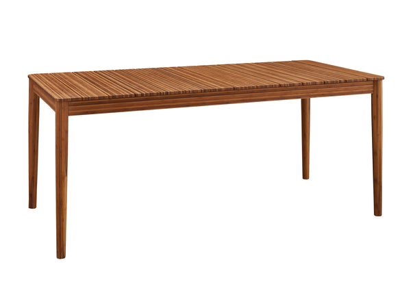 Erikka 110" Double-Leaves Extensible Dining Table, Amber