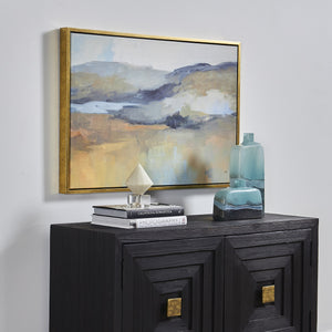 Folded Hills Framed Landscape Art