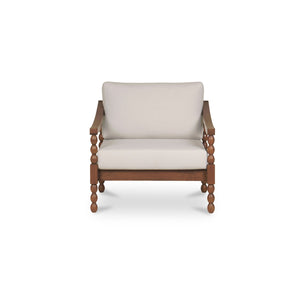 Moe's Delilah Outdoor Accent Chair Brown