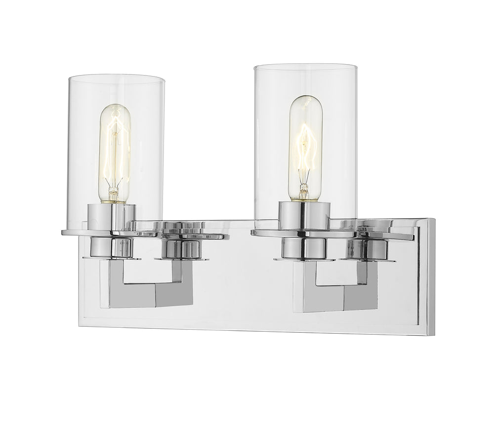 Savannah 2 Light Vanity in Chrome Finish