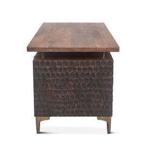 Two Tone Office Desk 66in