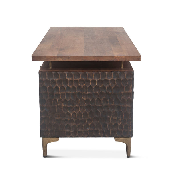 Two Tone Office Desk 66in