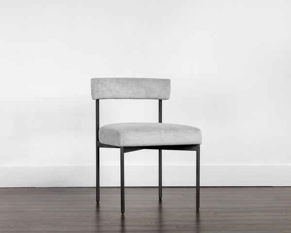 Seneca Dining Chair - Black - Polo Club Stone