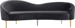 Bradford Sofa In Grey Velvet