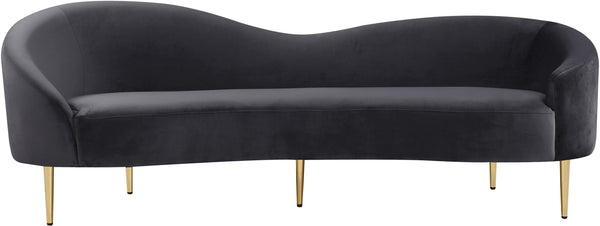 Bradford Sofa In Grey Velvet