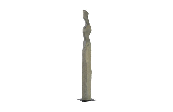 Cast Women Sculptures, B , Colossal, Splinter Stone Finish