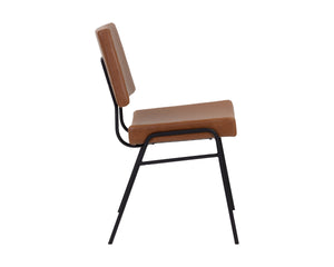 BRINLEY DINING CHAIR - BLACK - HAZELNUT