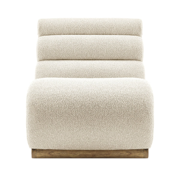 Lucius Boucle Accent Chair, Milford Beige 