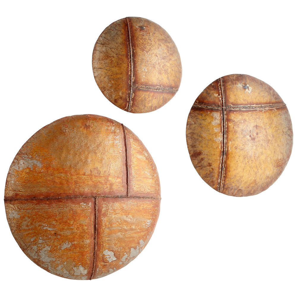 Large Spur Line Wall Art in Rustic Bronze