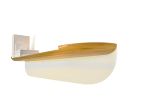 flow i shelf in natural ash wood