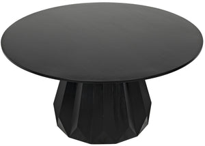 Brosche Dining Table, Hand Rubbed Black