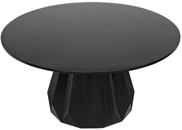 Brosche Dining Table, Hand Rubbed Black