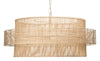 Concentric Rattan 2-Light Pendant