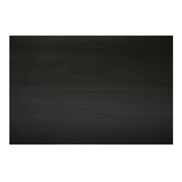 Mona Sideboard with Glass Doors in Black
