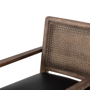 Xavier Dining Armchair in Black