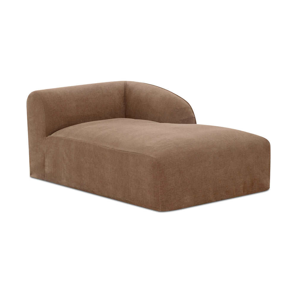 Isla Right Arm Facing Chaise in Mocha