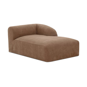 Isla Right Arm Facing Chaise in Mocha