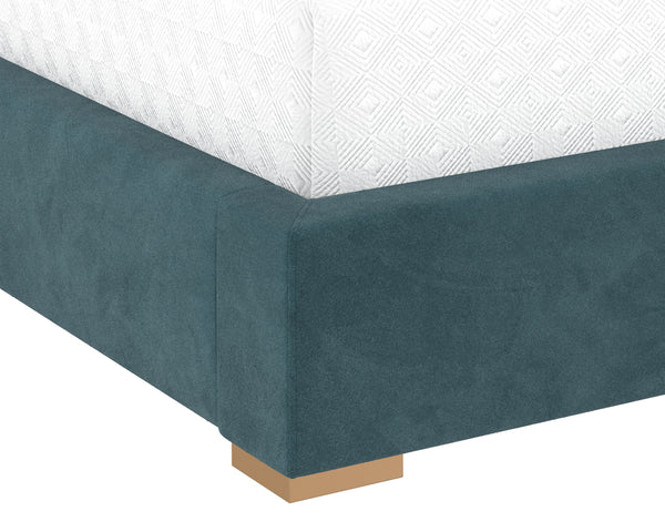 ALISHA BED - KING - MEG DUSTY TEAL