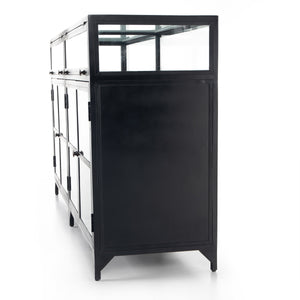Shadow Box Sideboard In Black