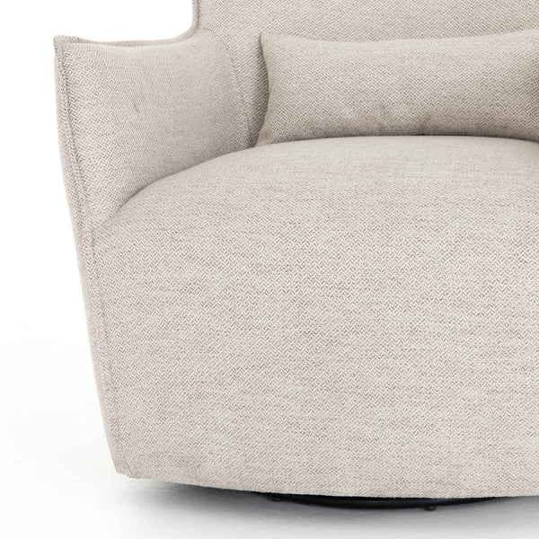 Kimble Swivel Chair-Noble Platinum