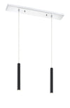 Forest 2 Light Island/Billiard in Chrome Finish