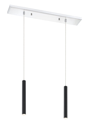 Forest 2 Light Island/Billiard in Chrome Finish