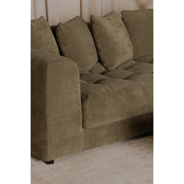 Moe's Davie Sofa in Olive Chenille