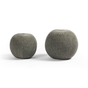 Balle Outdoor Pillow, Set Of 2 In Leto Forest And Set of 2 And 12" diam, 10" diam