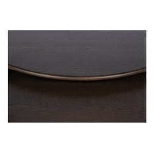 Moe's Penny Nesting Coffee Table in Dark Brown Oak