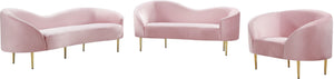 Bradford Sofa In Pink Velvet
