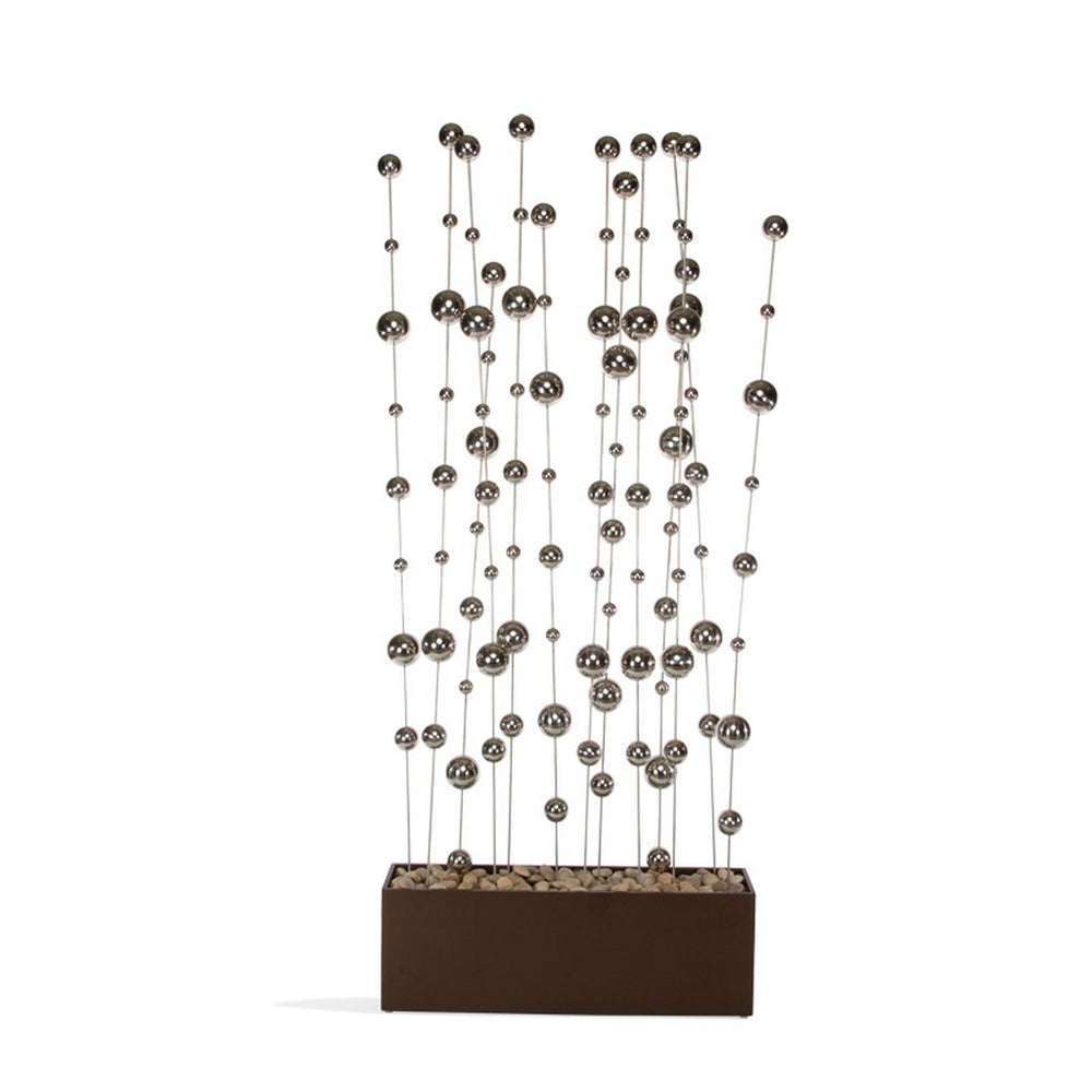 Ball Sway in Custom Rectangle Planter (polished wh