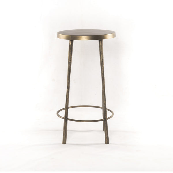 Westwood Counter Stool In Antique Brass