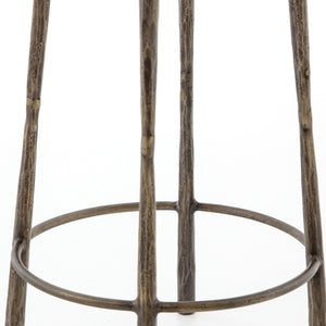 Westwood Counter Stool In Antique Brass