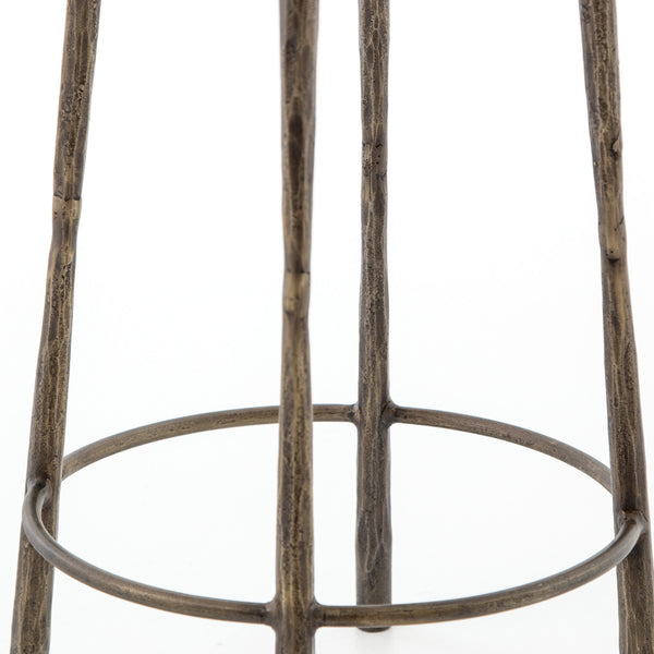 Westwood Counter Stool In Antique Brass