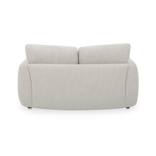 Callie Sofa 68" Flecked Oat, High Back, Angled Arms
