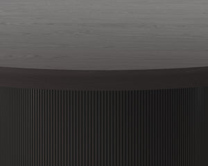 KALLA DINING TABLE - ROUND - CHARCOAL - 68"
