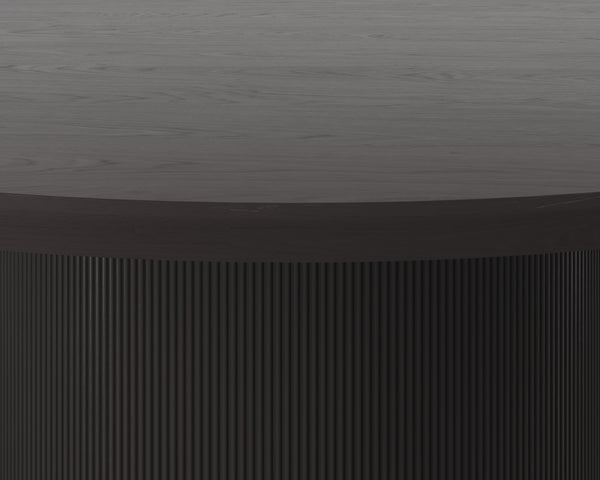 KALLA DINING TABLE - ROUND - CHARCOAL - 68"
