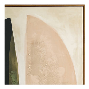 Sage Framed Painting with Solid Wood Frame
