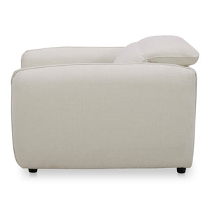 Moe's Eli Power Recliner Chair in Warm White