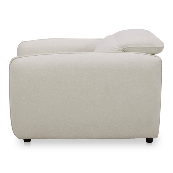 Moe's Eli Power Recliner Chair in Warm White