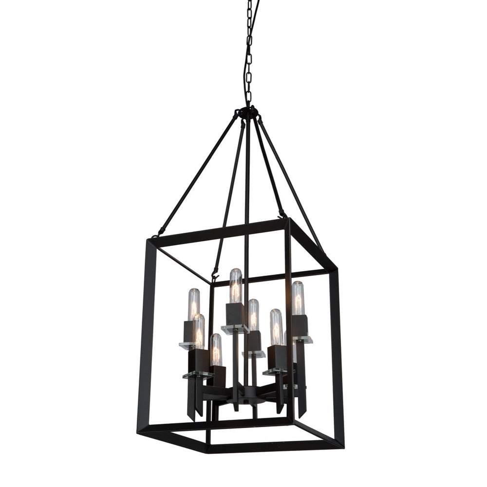 Vineyard AC10068 Chandelier in Matte Black